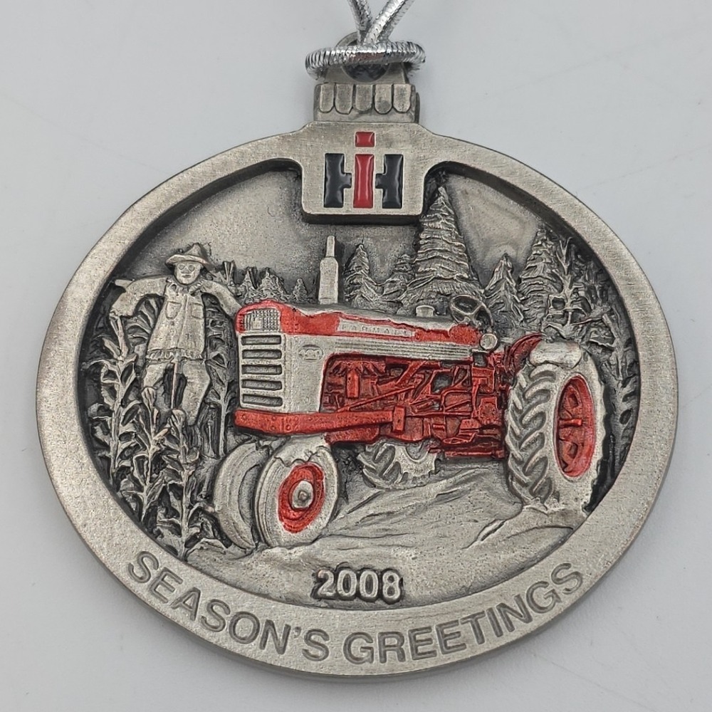 Case IH International Harvester 2008 Pewter Christmas‎ FARMALL 460 Ornament